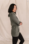 Ampersand Basic Doublehood Sweatshirt  - Pine