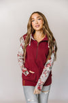 Ampersand Halfzip Hoodie - Among The Wildflowers