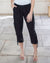 ***PRE-ORDER*** Grace and Lace Tencel™ Lyocell Cropped Cargo Pants - Black