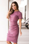 Ampersand Better Than Basics Dress - Purple