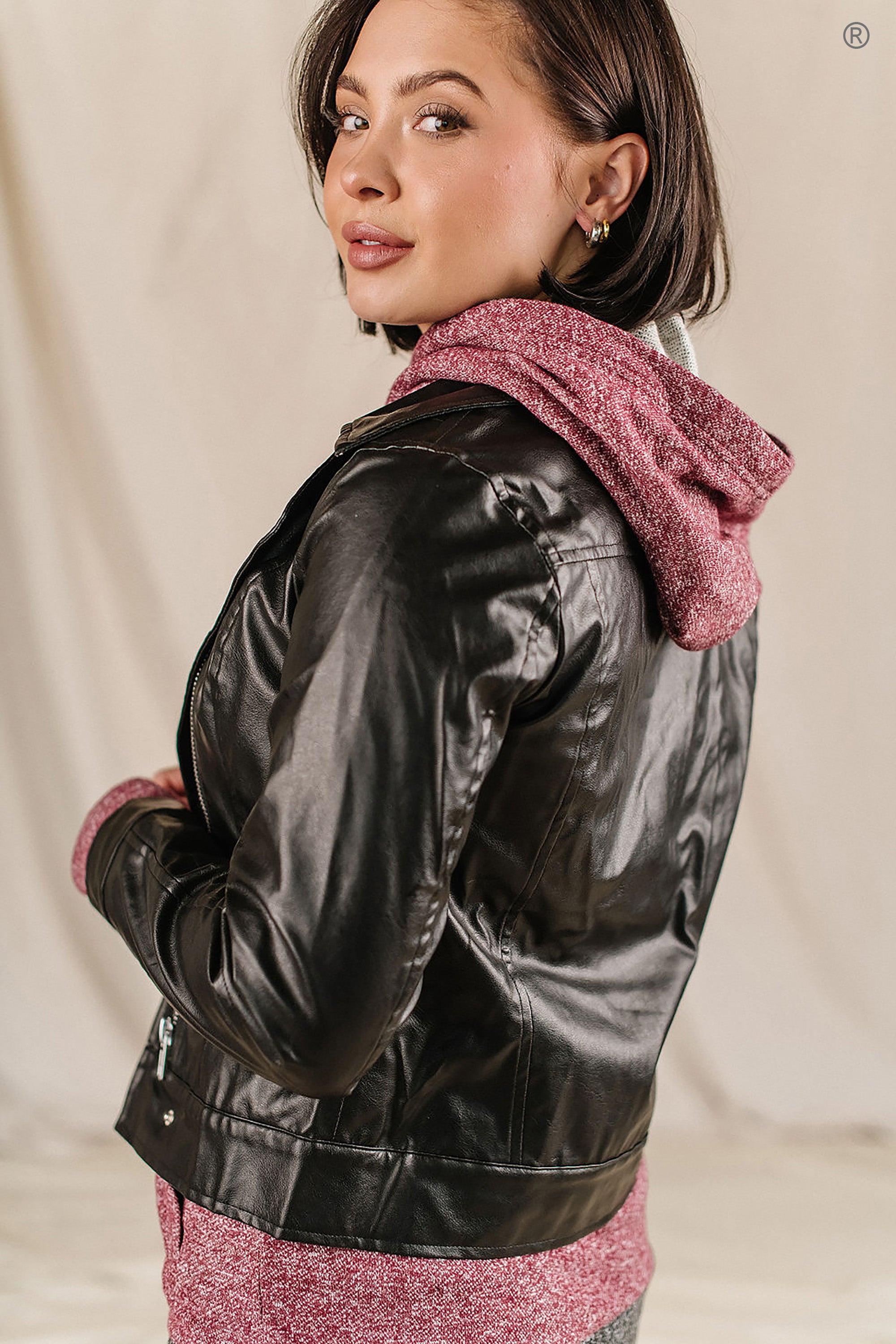 Ampersand Doublehood Sweatshirt - Kiss On The Chic