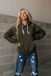 Ampersand University Hoodie - Love Story - Olive