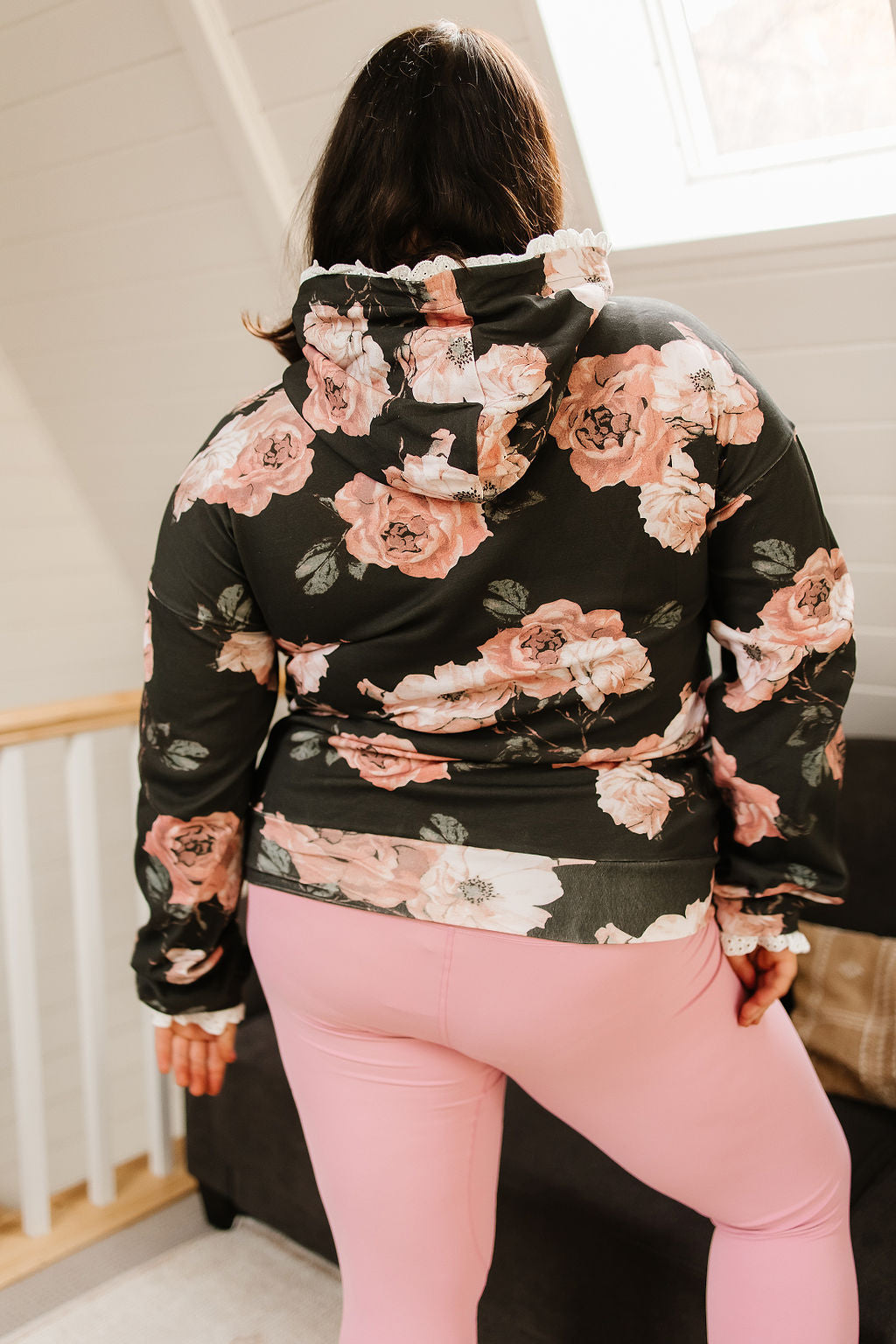 Ampersand University Hoodie - Blush &amp; Blooms