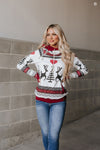 Ampersand Doublehood Sweatshirt Hoodie - Winter Wonderland