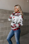 Ampersand Doublehood Sweatshirt Hoodie - Winter Wonderland