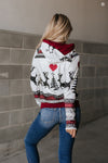 Ampersand Doublehood Sweatshirt Hoodie - Winter Wonderland