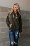 Ampersand University Hoodie - Love Story - Olive