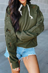 Ampersand University Hoodie - Love Story - Olive