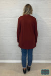 Whitney Cardigan With Pockets - Rust Tops &amp; Sweaters
