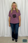 ’Who’s Afraid Of Little Old Me’ Graphic Tee - Purple Berry Tops &amp; Sweaters