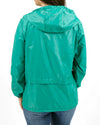 Grace and Lace Packable Rain Jacket - Aquamarine