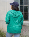 Grace and Lace Packable Rain Jacket - Aquamarine