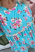 Ainsley Flutter Sleeve Top - Aqua Tops & Sweaters