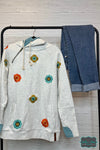 Ampersand Doublehood Sweatshirt - Spring Bloom Tops &amp; Sweaters