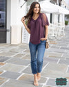 Copy Of Grace And Lace Mels Fave Straight Leg Cropped Denim - Non Distressed Vintage Mid Wash