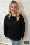 Dania Long Sleeve Pullover - Black Tops &amp; Sweaters