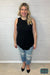 Gemma Sleeveless Top - Black