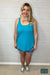 Hailey Round Neck Tank - Ice Blue Tops & Sweaters