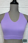 Holly Ribbed Racerback Brami - Lavender Accessories