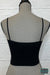 Holly Ribbed Spaghetti Strap Brami - Black Accessories