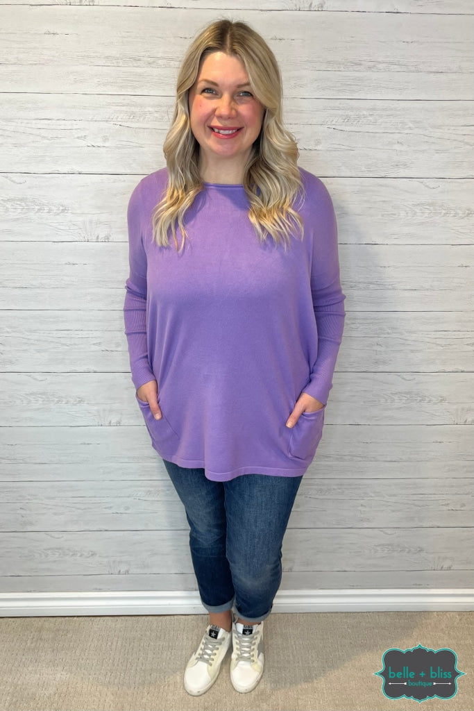Katelyn Gen 2 Sweater - Lavender Tops & Sweaters