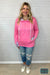 Lia Half Zip Hoodie - Bright Pink Tops & Sweaters