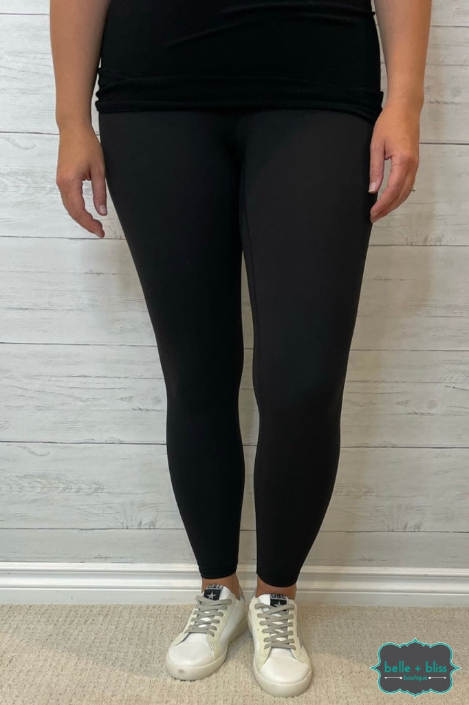 Lizzy Buttery Soft Leggings - Black Bottoms