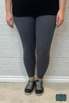 Lizzy Buttery Soft Leggings - Charcoal Bottoms