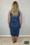Penny Abstract Dress - Navy Dresses &amp; Skirts