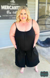 ***pre-Order*** Shirley Baggy Romper With Pockets - Black Dresses &amp; Skirts