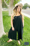 ***pre-Order*** Shirley Baggy Romper With Pockets - Black Dresses &amp; Skirts