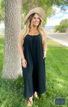 ***pre-Order*** Shirley Baggy Romper With Pockets - Black Dresses &amp; Skirts