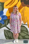 Roxa Floral Dress With Pockets - Purple Dresses &amp; Skirts