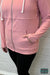 Sierra Zip Up Hoodie - Pink Tops & Sweaters