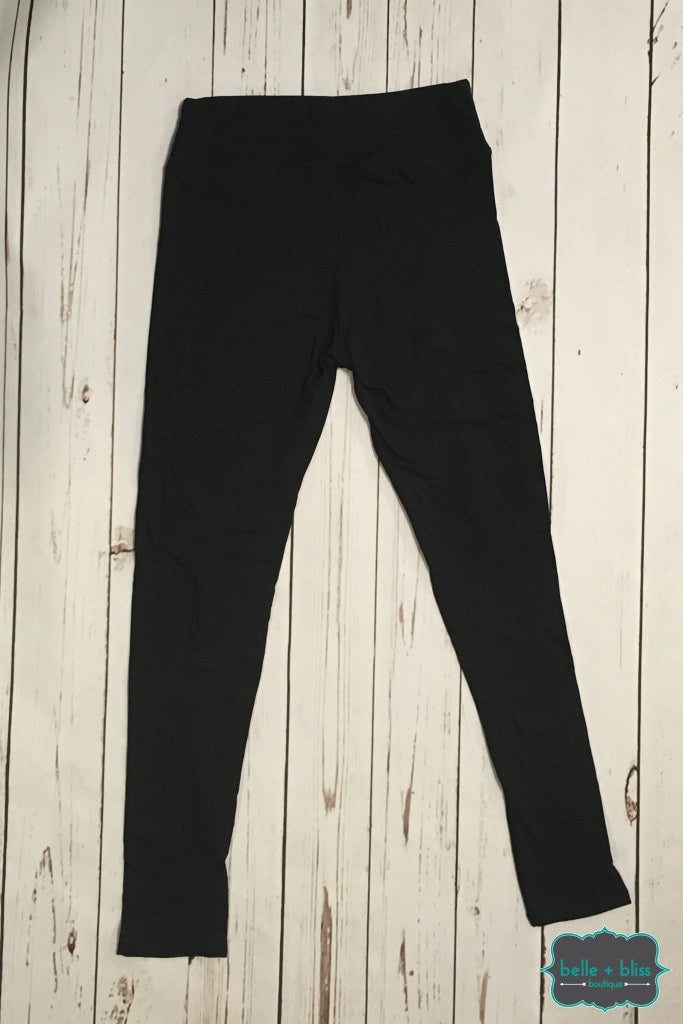 Black Full Length Super Soft Full-length Leggings 
